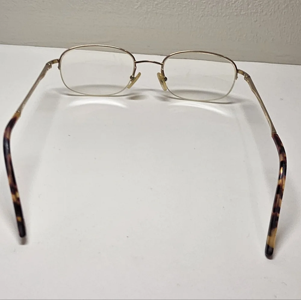Authentic Christian Dior 4511 Gold Metal Tortoiseshell Eyeglass Frames 40A-135